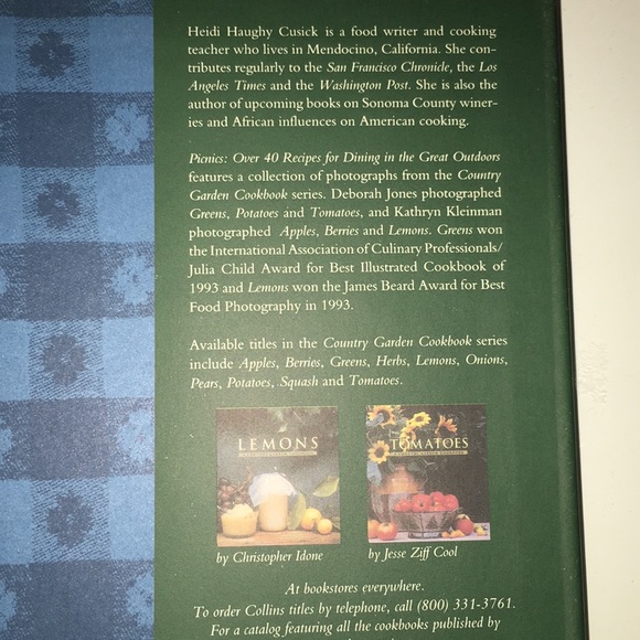 Country Garden Cookbook Series Picnics book, - Picture 3 of 8